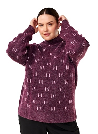 Pullover mit feinem Muster