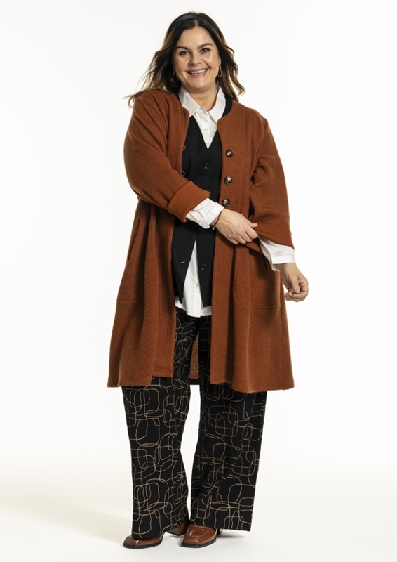 Long-Cardigan mit Taschen