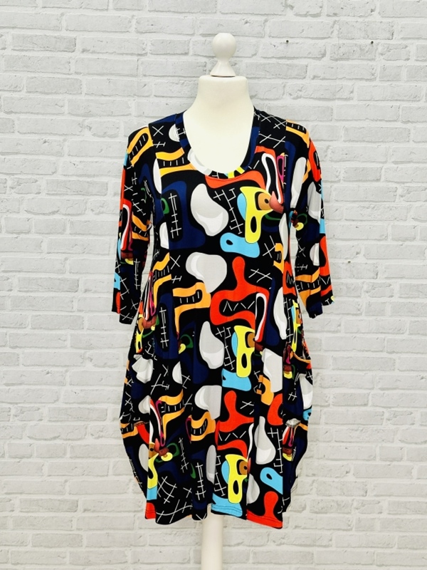 Tunika-Shirt / Kleid A-Linie