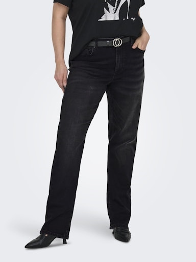 Streight Jeans mit hoher Taille